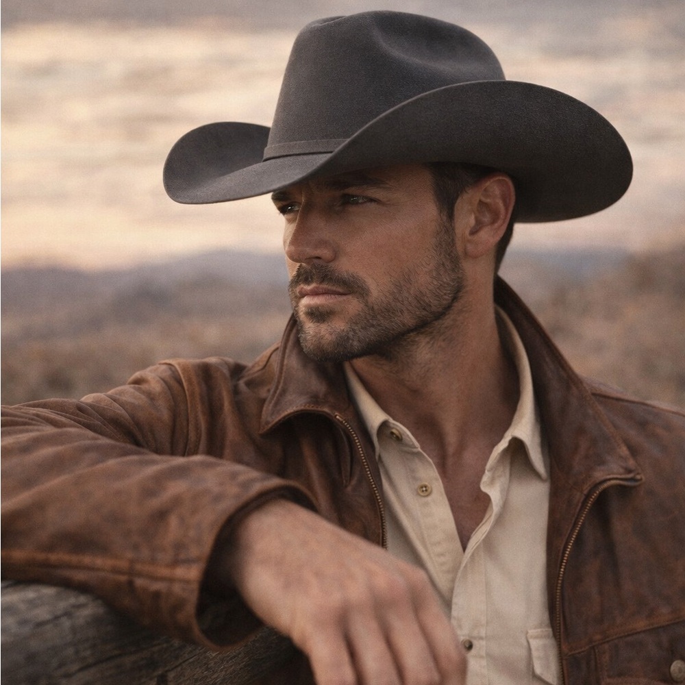 Stetson Mason, cowboy hat in Granite gray 4X